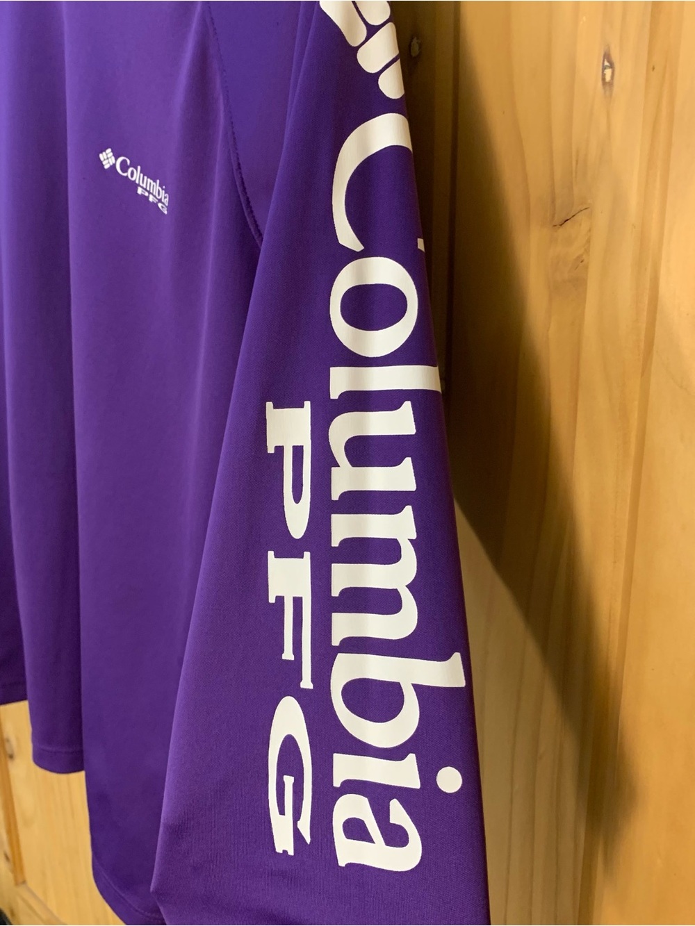 Columbia Women’s XS Purple Long-Sleeve PFG Performance Shirt Omni-Shade - Picture 3 of 10